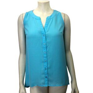 INC INTERNATIONAL CONCEPT SPLIT NECK SLEEVELESS TOP SM NEW WITHOUT‎ TAG